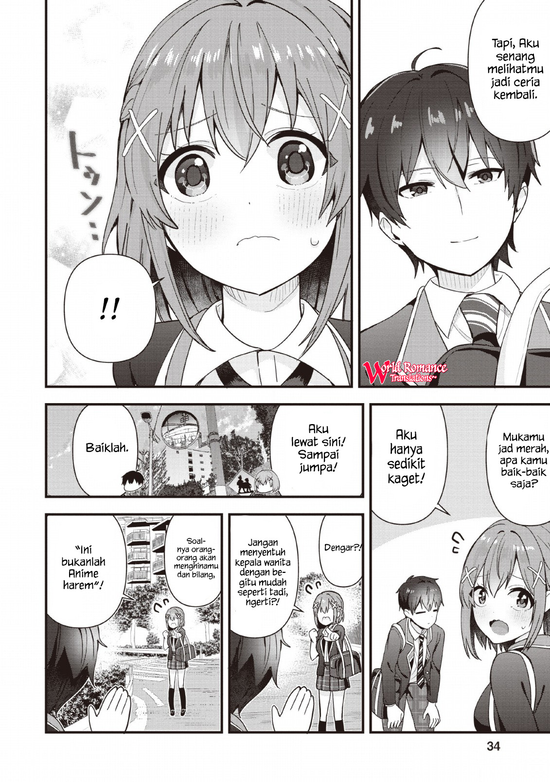 The Cute Girl Sitting Next to Me Is Trying to Make Me Fall in Love With Her as a Way to Ridicule Me, but the Tables Were Turned on Her Before She Knew It Chapter 01 Gambar 34